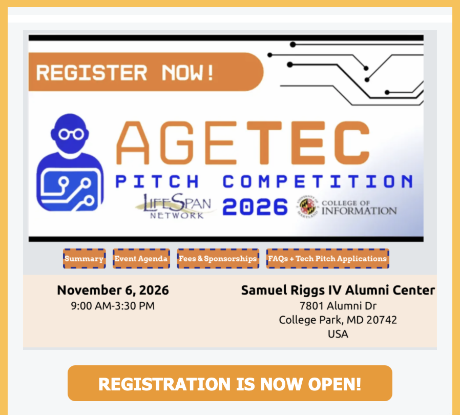 Register for AgeTec 2026!